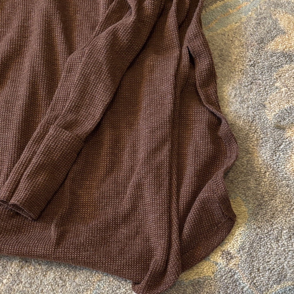 Zenana Outfitters Chocolate Long Sleeve Top - Picture 3 of 3